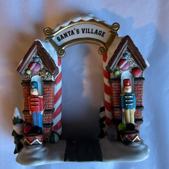 Santa’s village part of a holiday village set - Picture 1 of 9